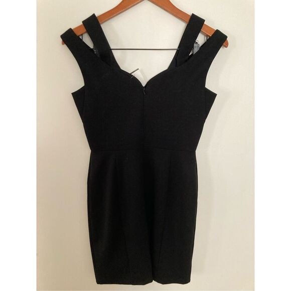Black Halo Mini Dress -‎ Analisa V Neck - Picture 5 of 5